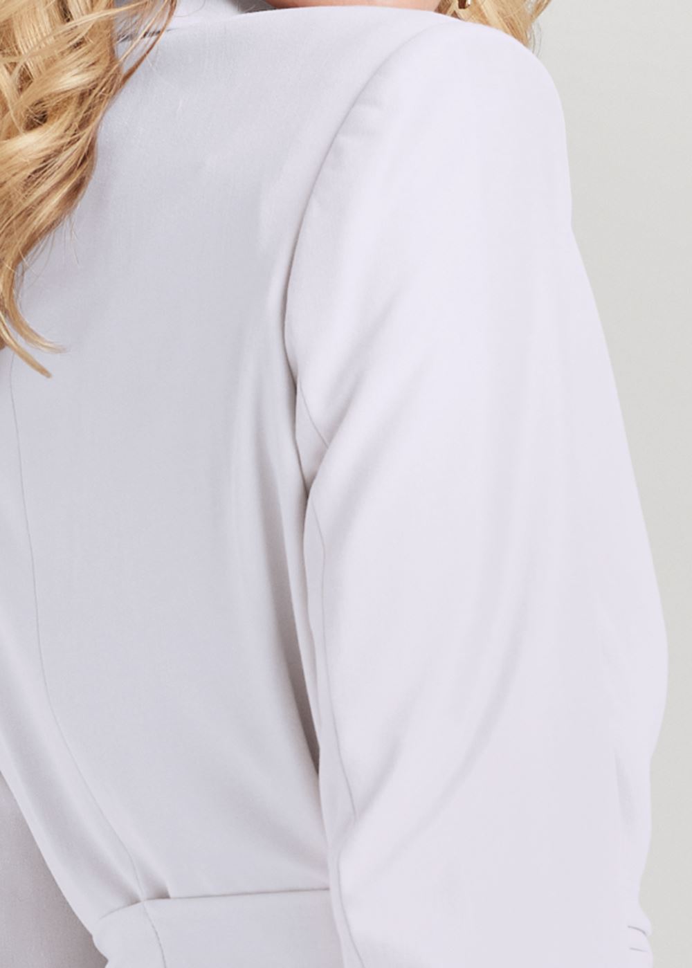 Venus White OVERSIZED BELTED BLAZER