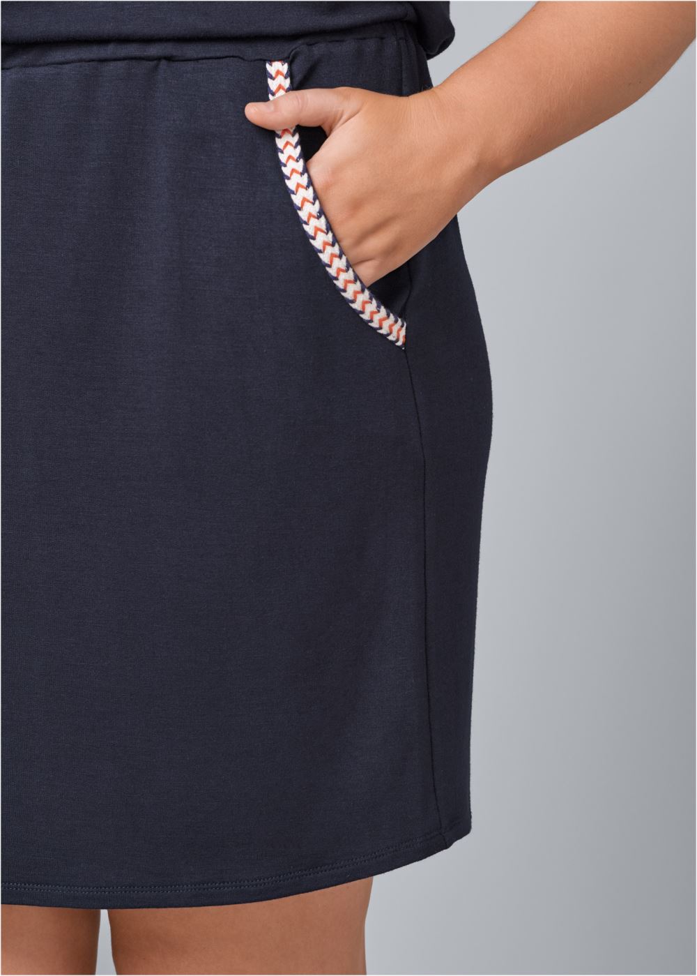 Venus Plus Size Zip-Front Lounge Dress
