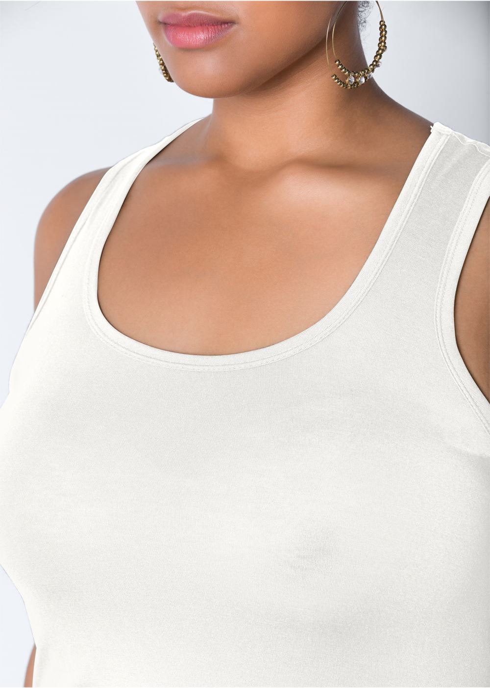 Venus Plus Size Sleeveless Ruched Bodycon Midi Dress