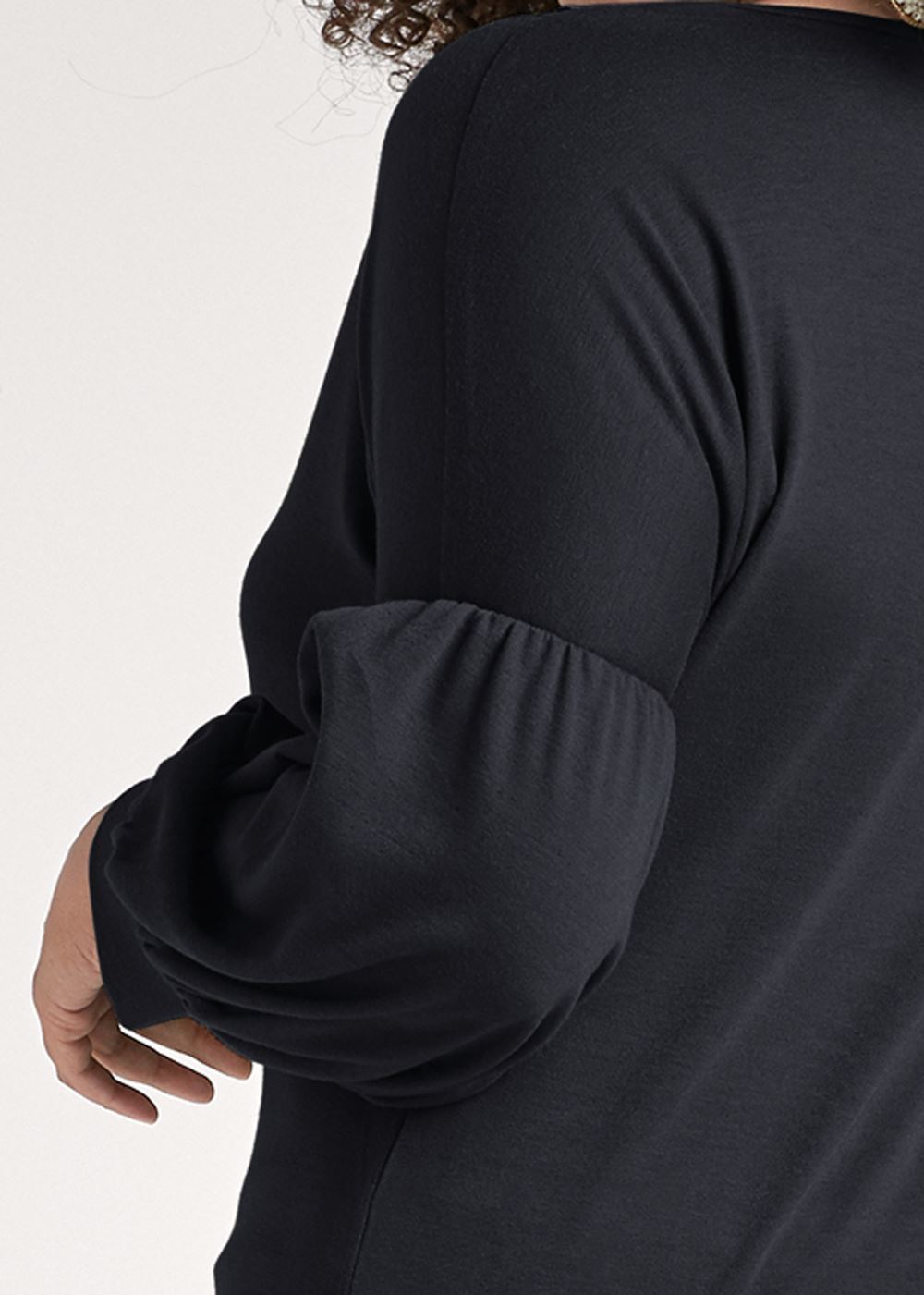 Venus Plus Size Strappy Detail Sweatshirt