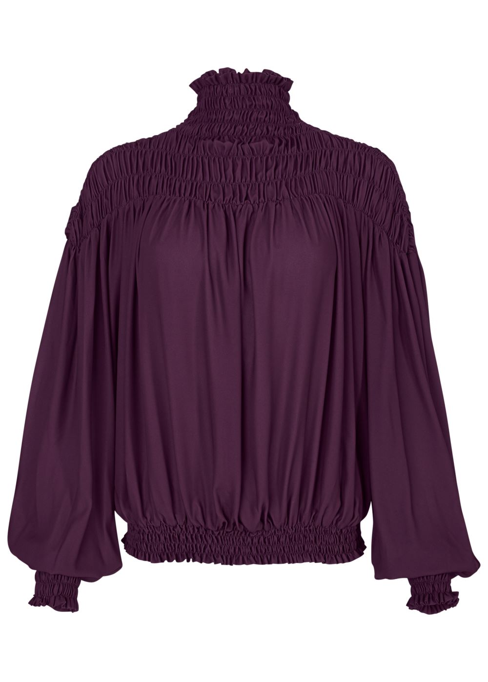 Venus Plus Size Smocked Detail Top