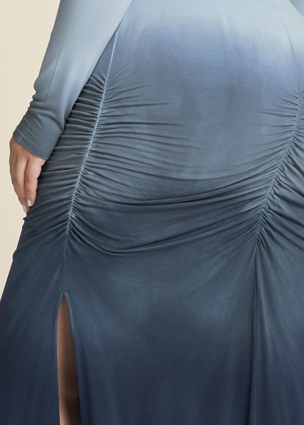 Venus Plus Size Strappy Ombre Maxi Dress