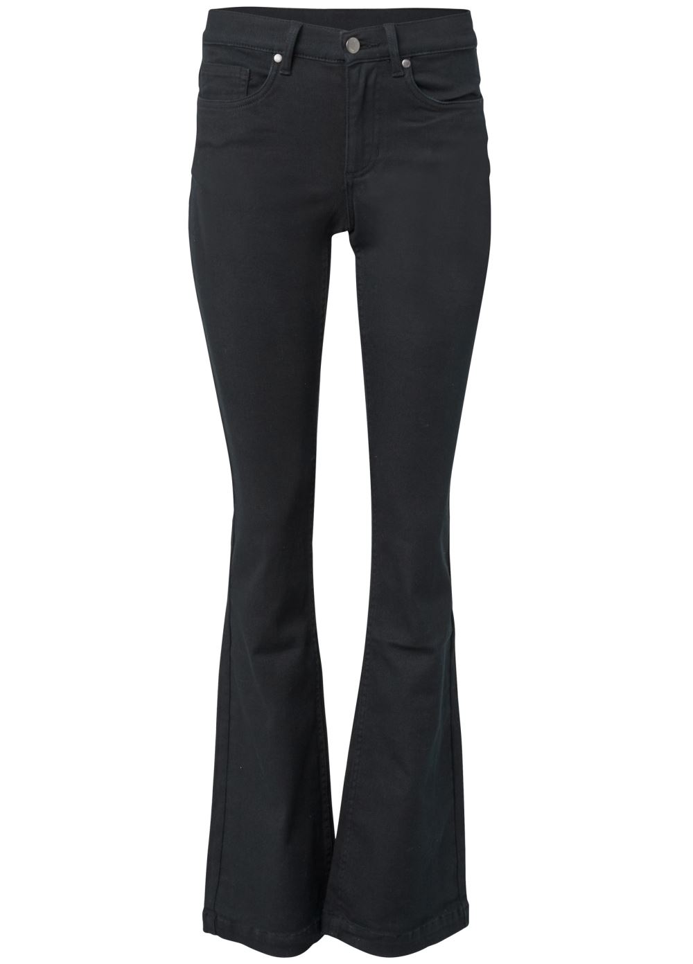 Venus Plus Size Bootcut Jeans in Black
