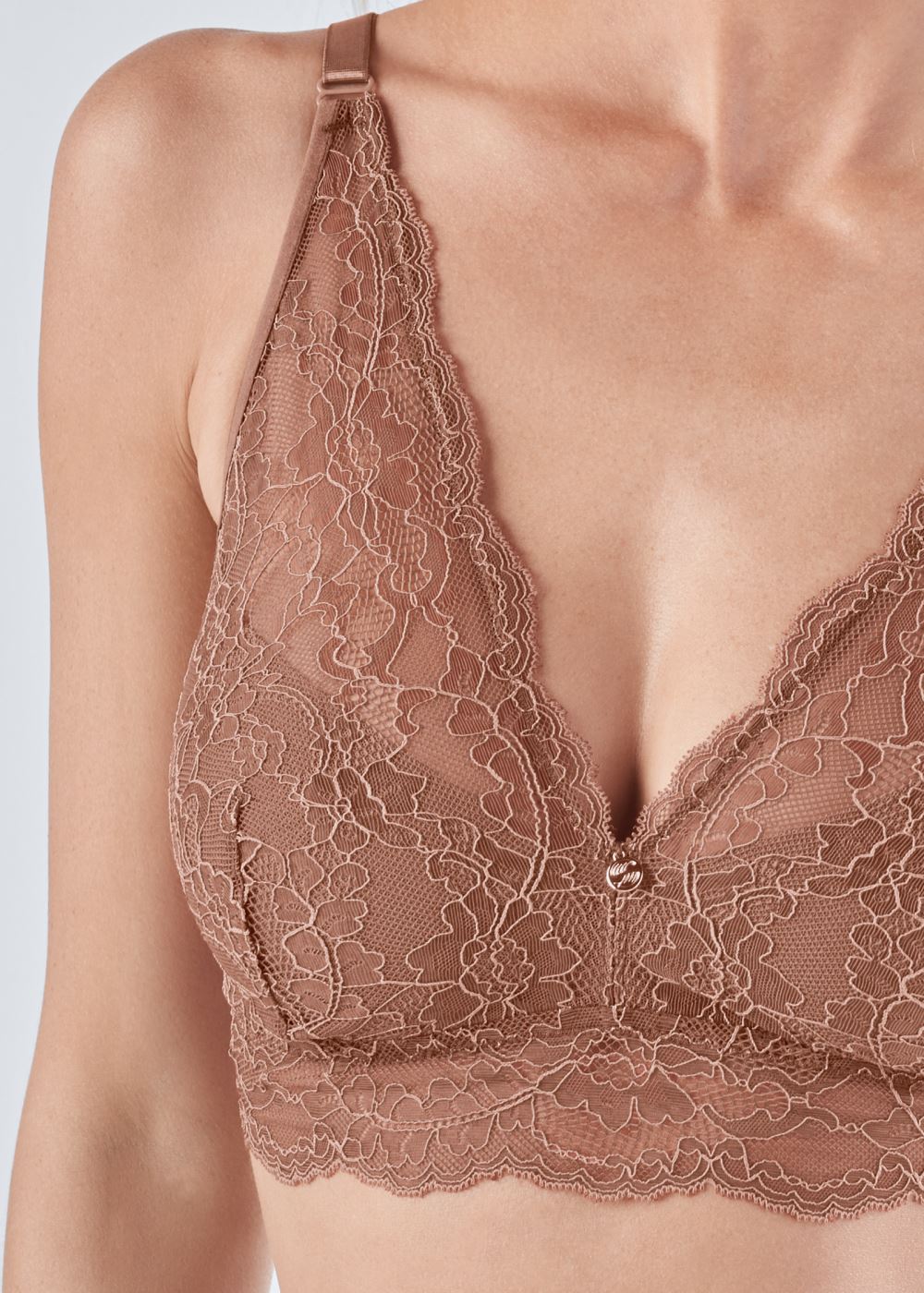 Venus Cocoa Spice Pearl By Venus? Lace Bralette, Any 2/$49