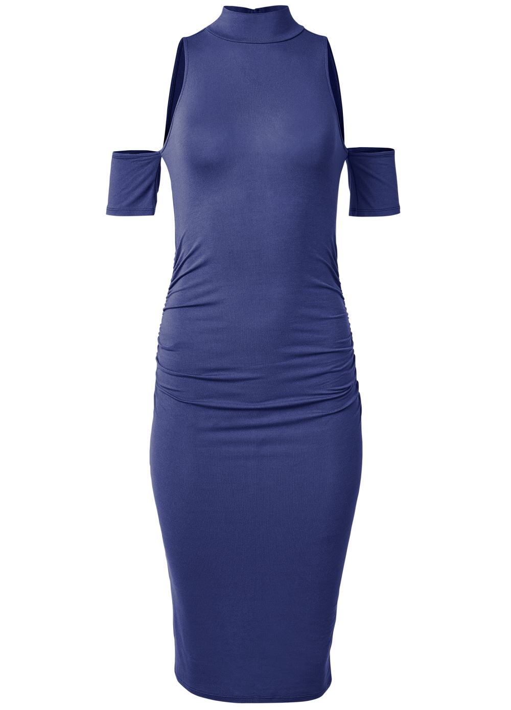 Venus Plus Size Cold-Shoulder Midi Dress