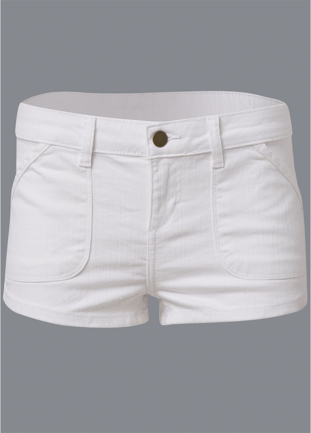 Venus White Denim AMERICANA SHORTS