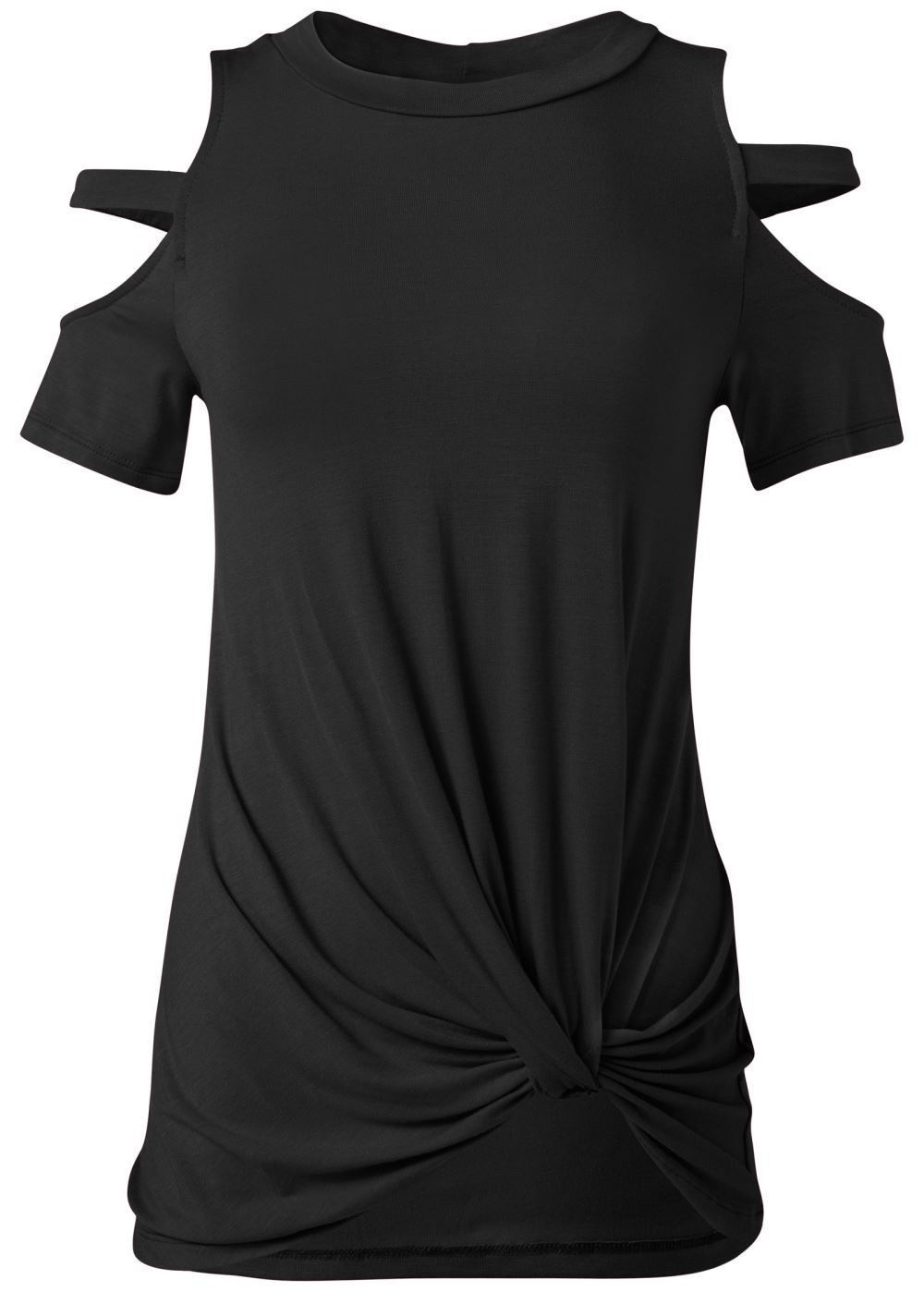 Venus Plus Size Twisted Knot Detail Top