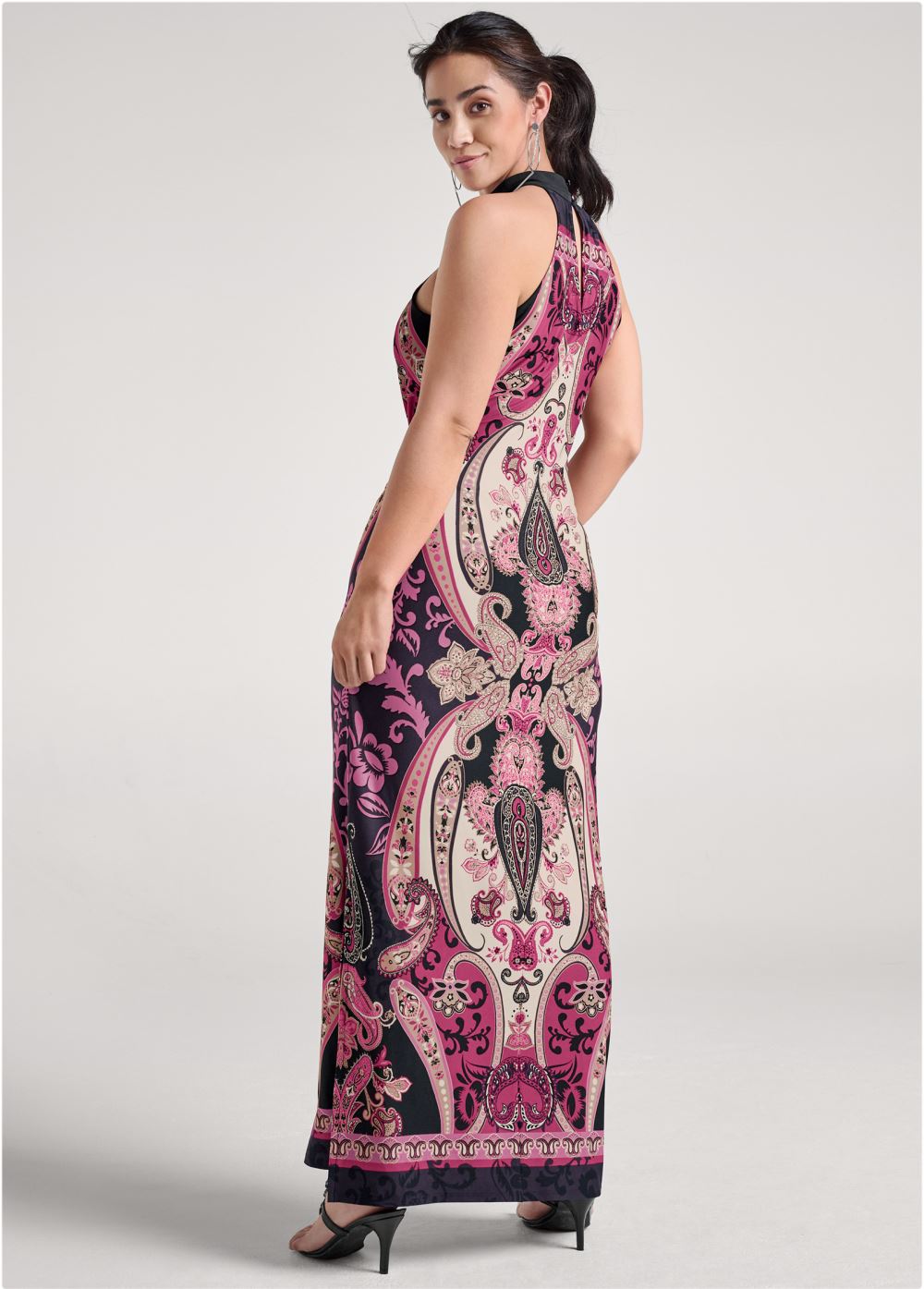 Venus Plus Size Moroccan Nights Paisley Dress