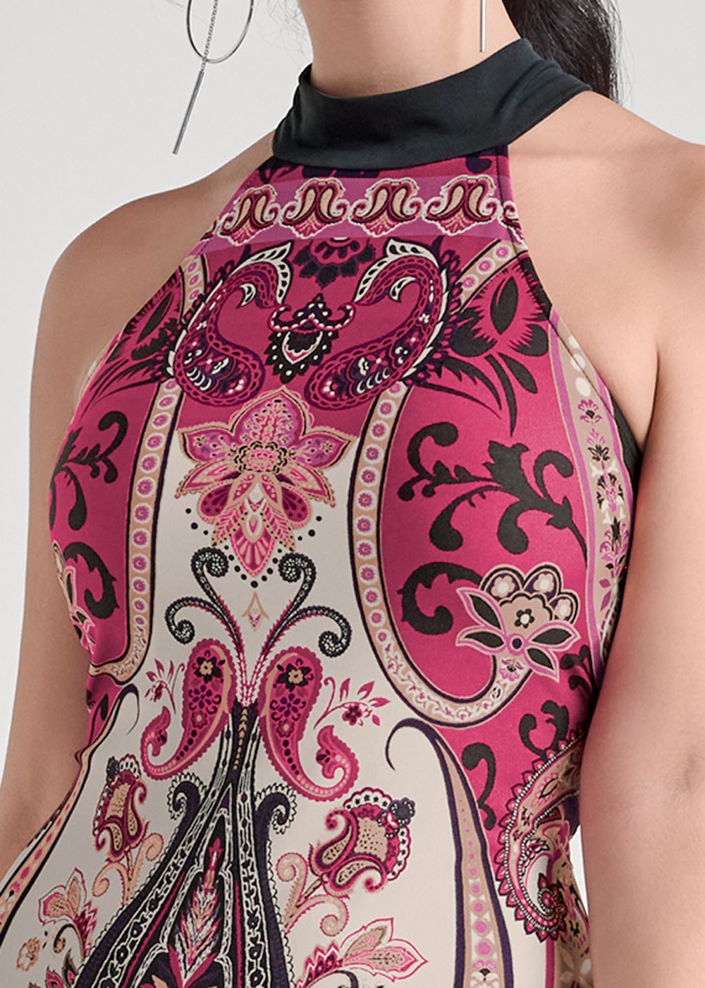 Venus Plus Size Moroccan Nights Paisley Dress