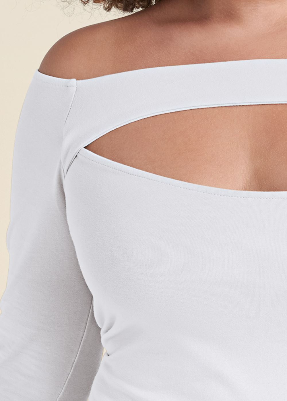 Venus White Off-the-shoulder top