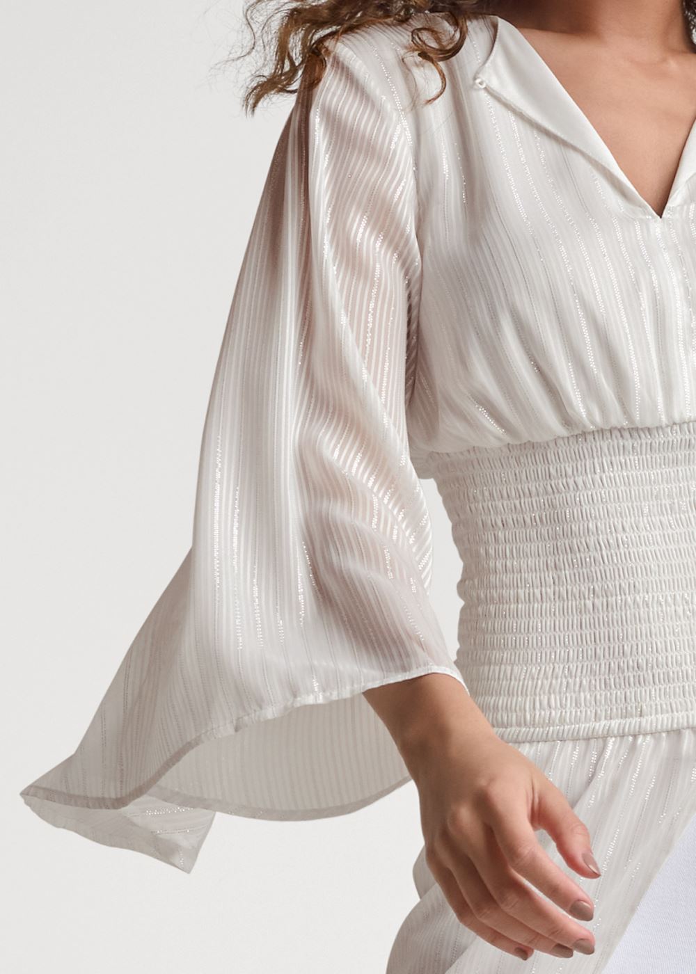 Venus Plus Size Bell Sleeve Maxi Top
