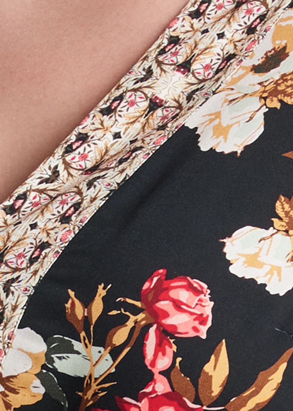 Venus Plus Size Floral Print Mini Dress