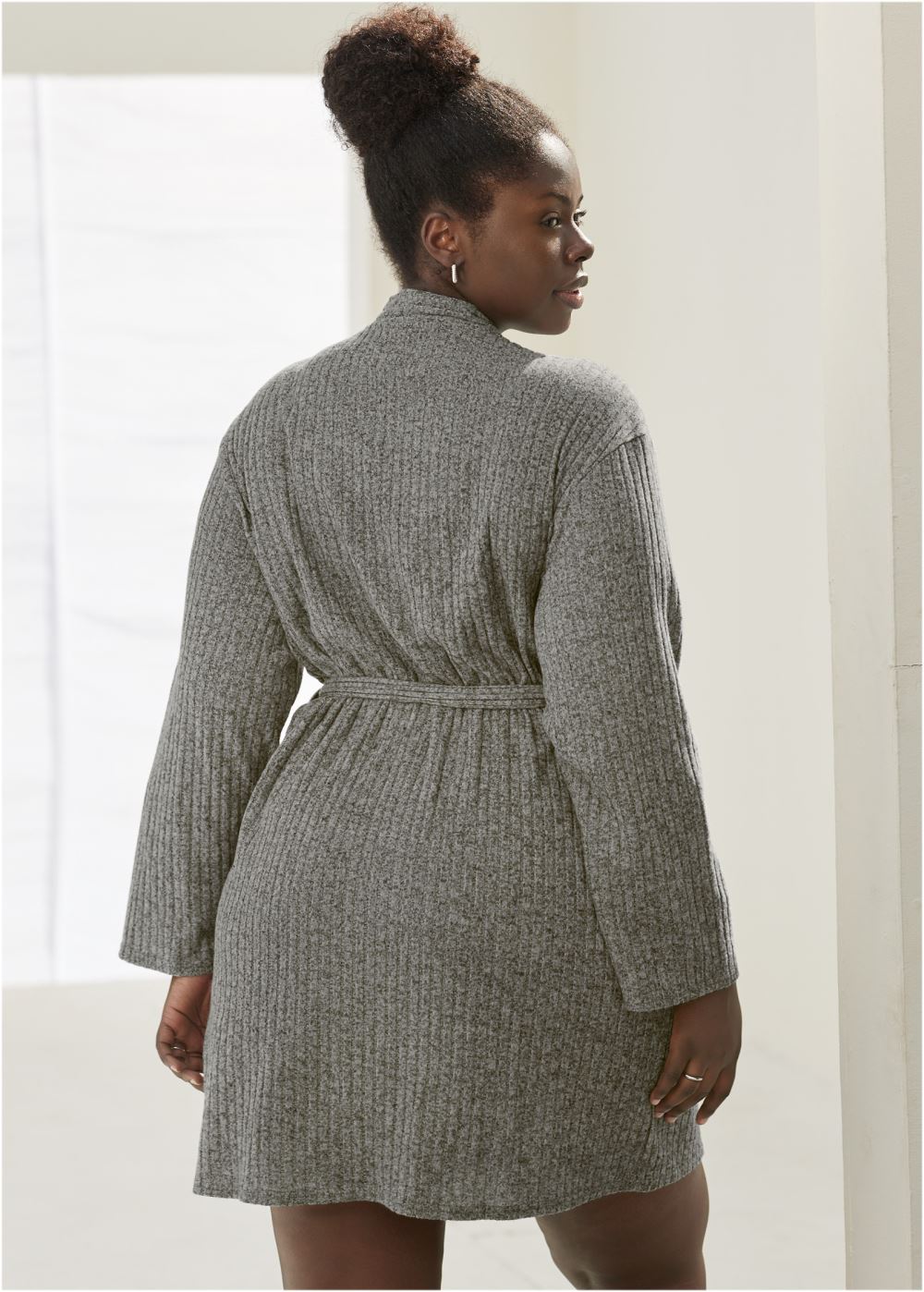 Venus Heathered Grey COZY ROBE