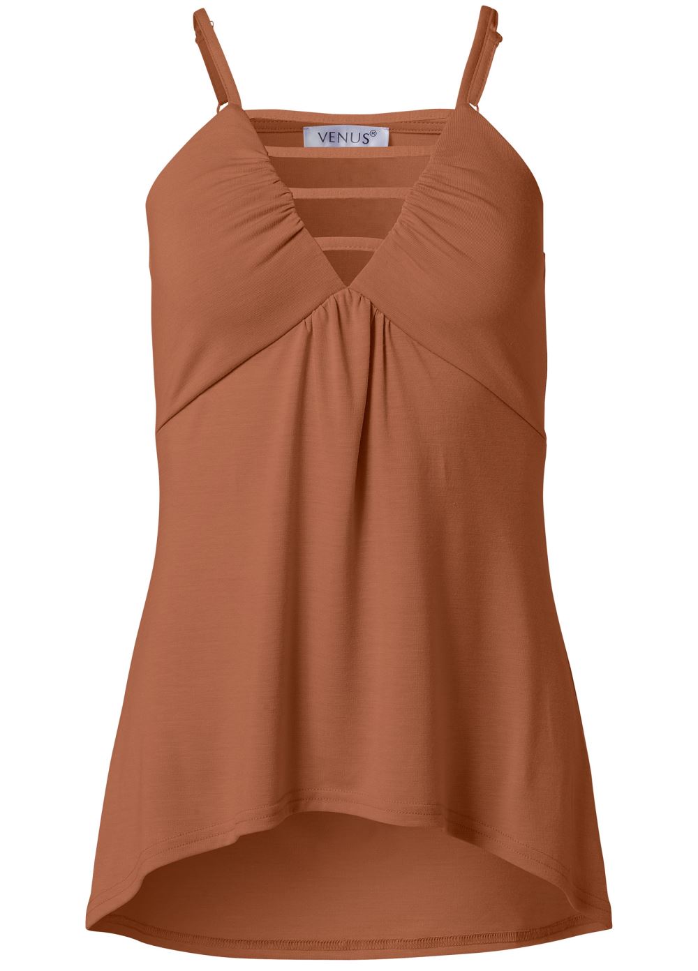Venus Plus Size Strappy Sleeveless Top