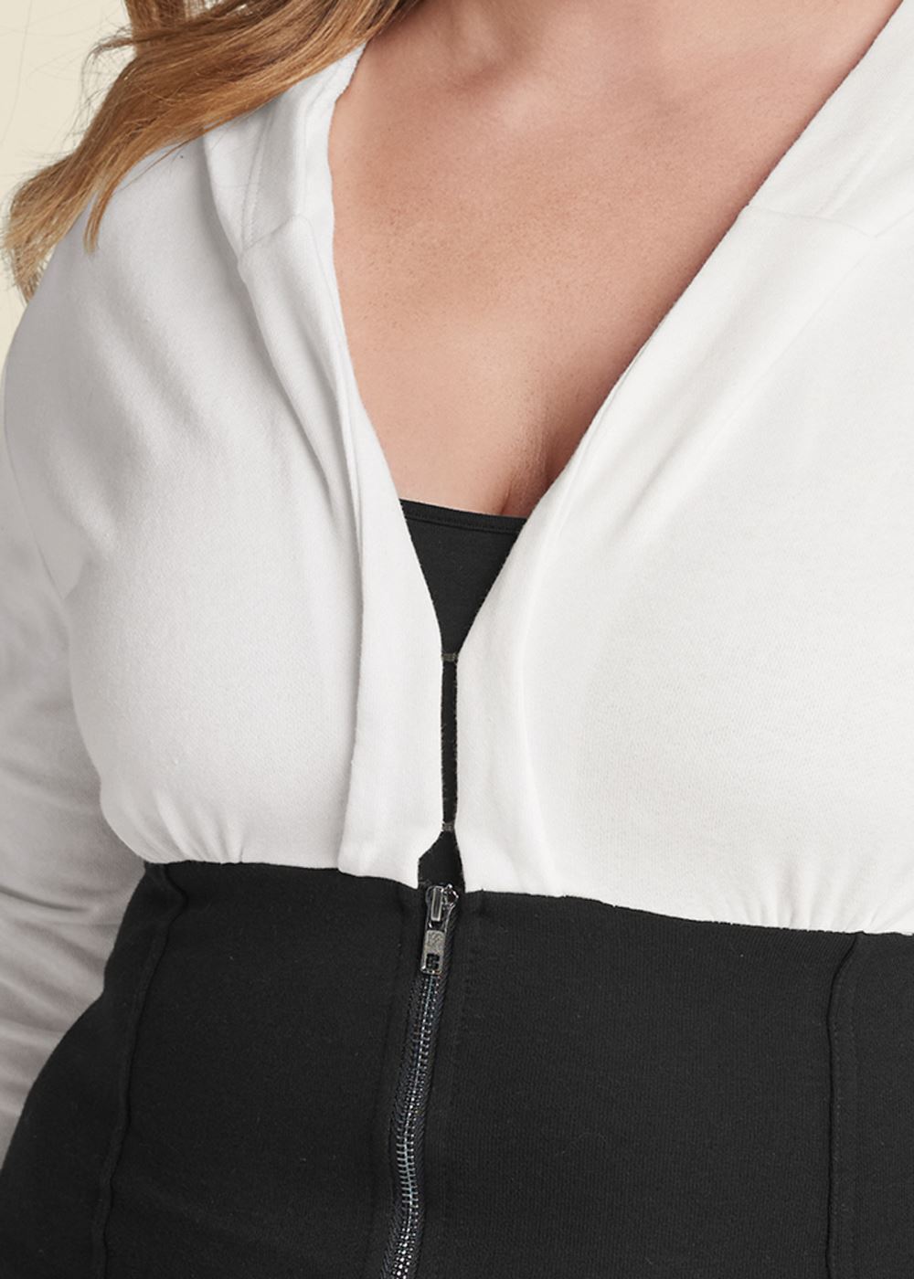 Venus Plus Size Color Block Corset Dress