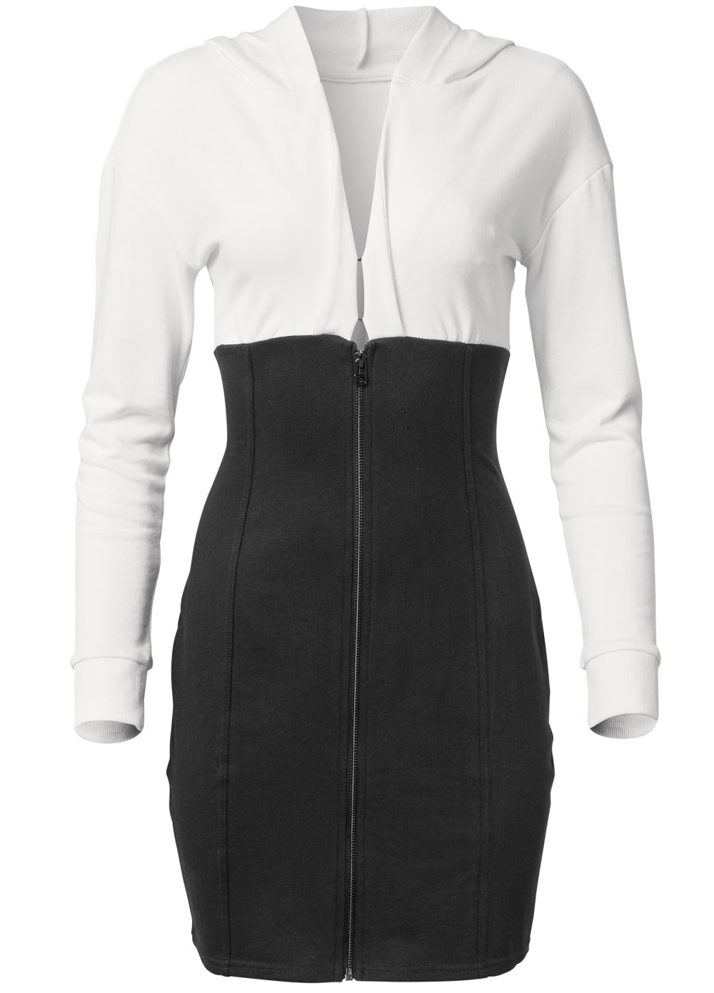 Venus Plus Size Color Block Corset Dress