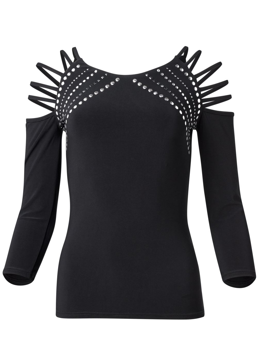 Venus Plus Size Strappy Embellished Top