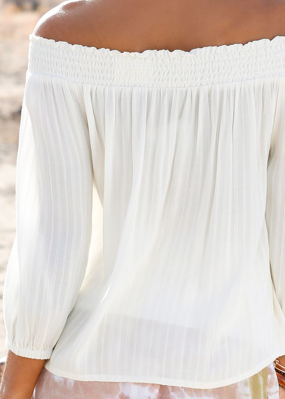 Venus Plus Size Off-The-Shoulder Top