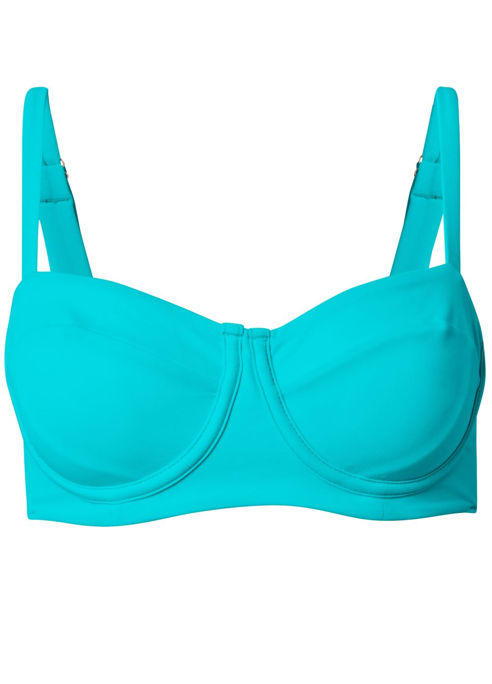 Venus Plus Size Uplift Balconette Top Bikini - Aqua Reef