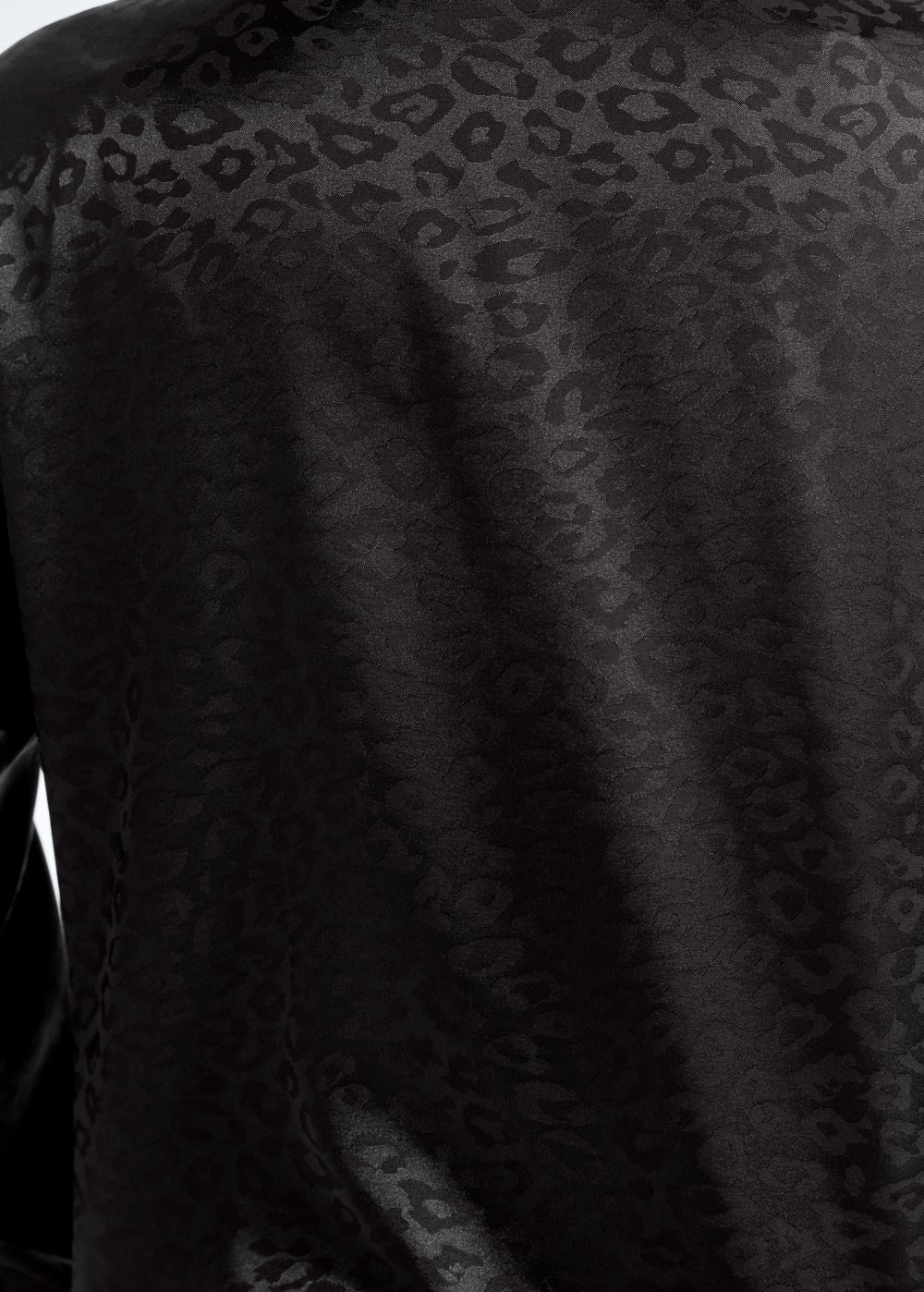Venus Midnight Cat JACQUARD SATIN PAJAMA SET