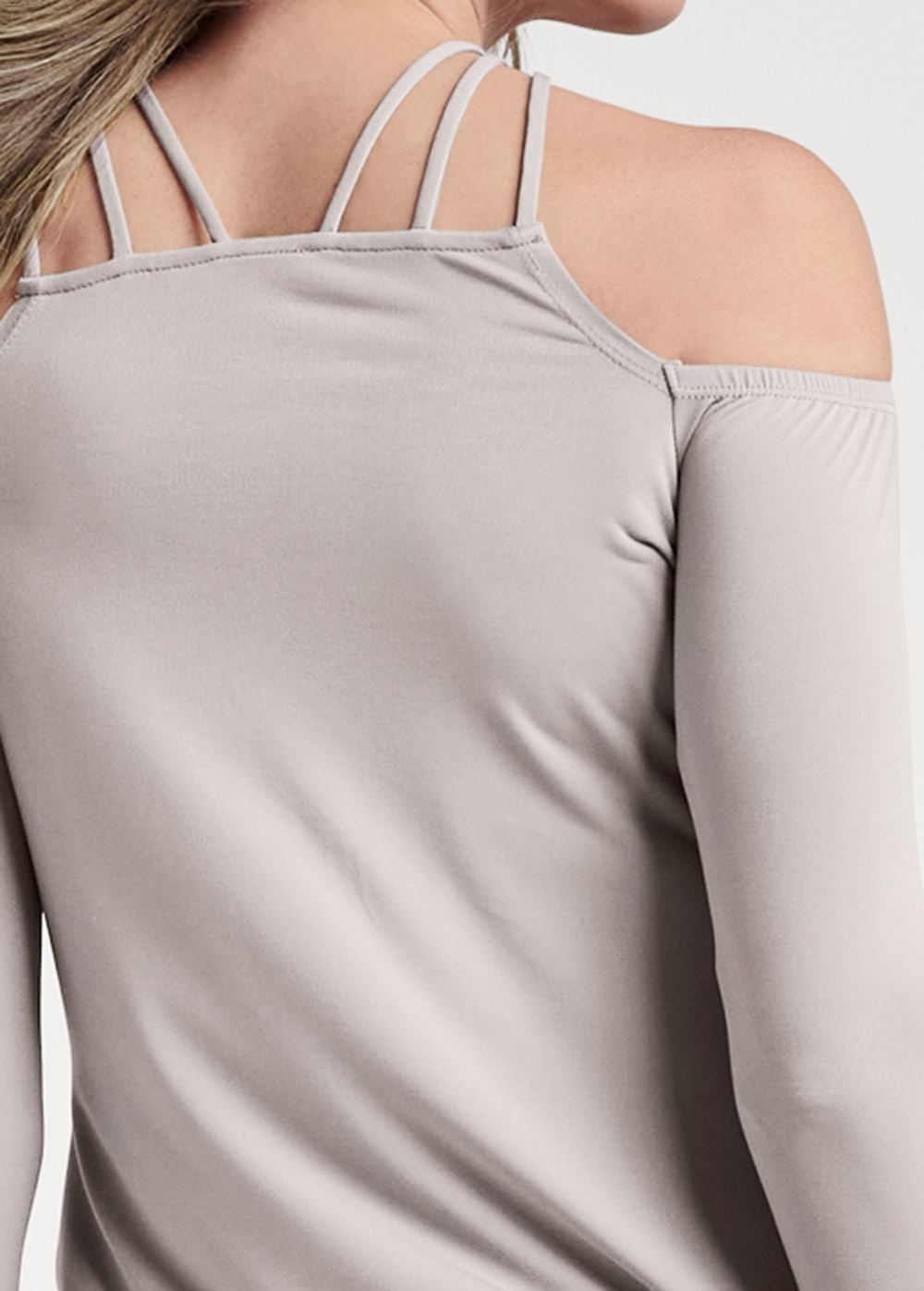 Venus Plus Size Strappy Cold-Shoulder Top
