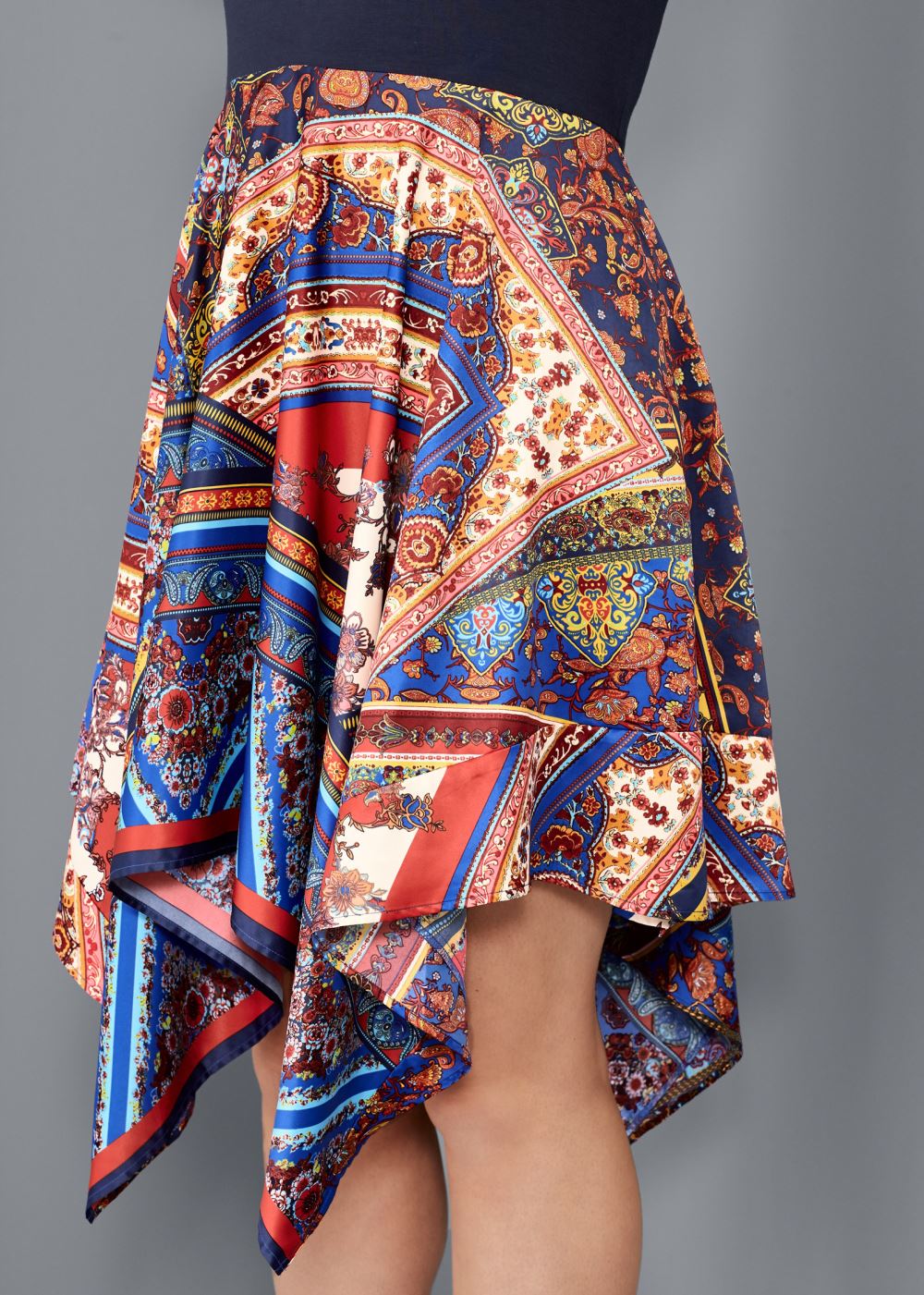 Venus Plus Size Handkerchief Hem Dress