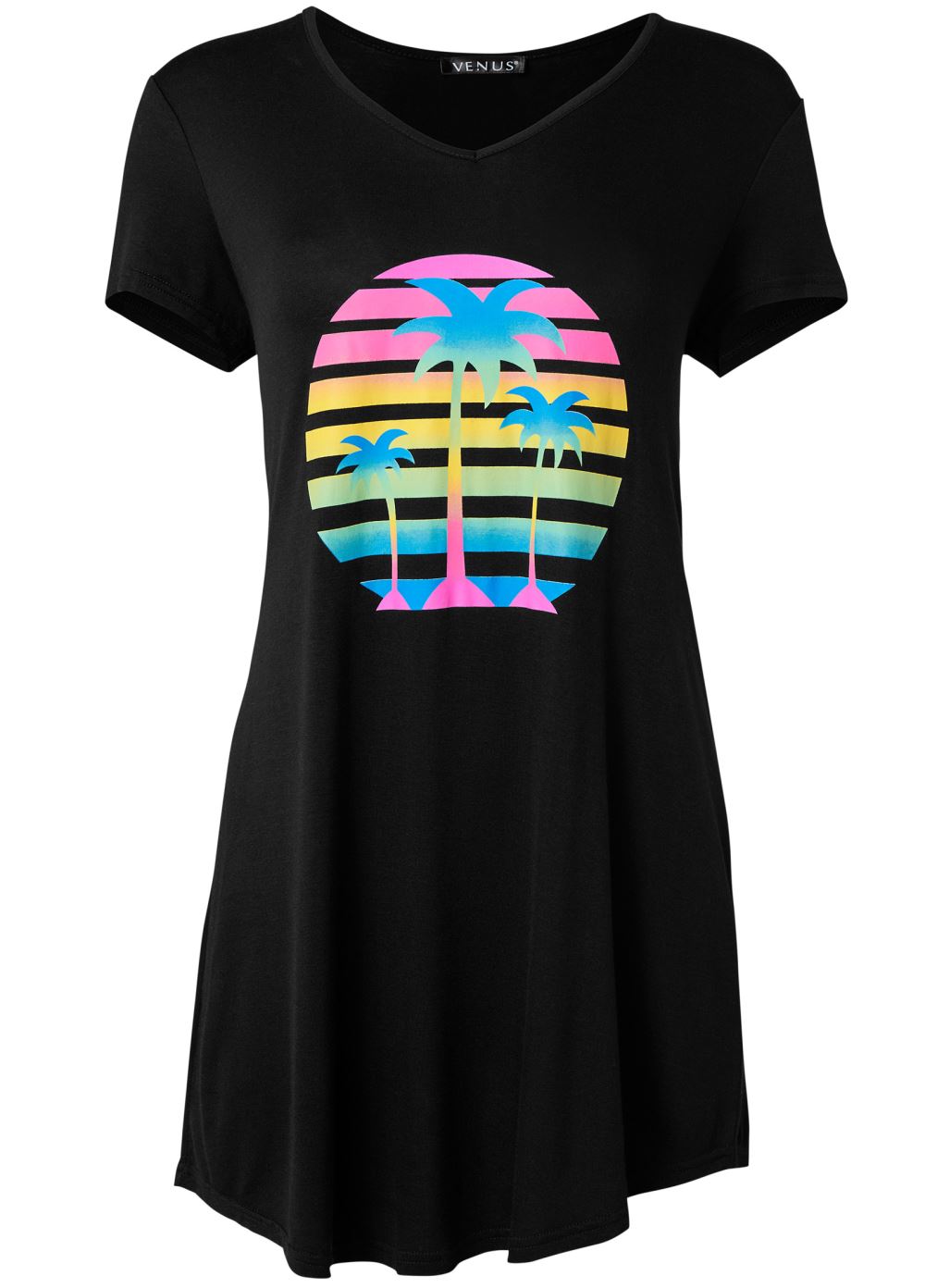 Venus Miami Sunset Graphic sleepshirt