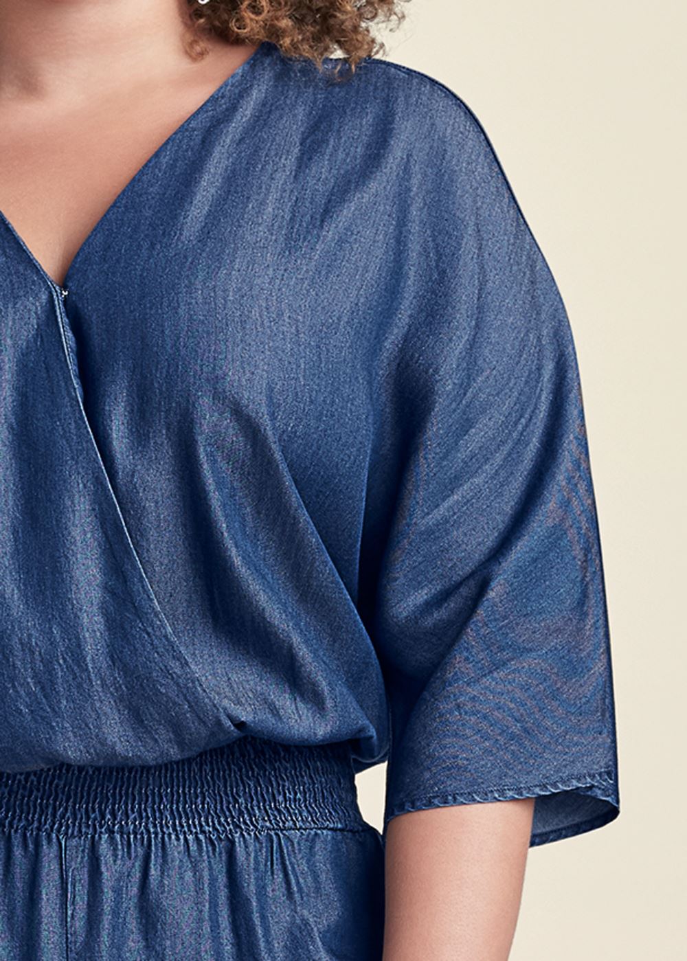 Venus Dark Wash CHAMBRAY JUMPSUIT