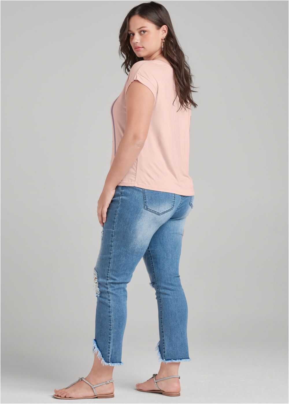 Venus Plus Size Love Print Top