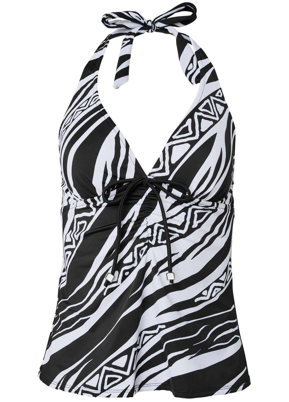 Venus Plus Size Julie Halter Tankini Top Bikini - Deep Waves