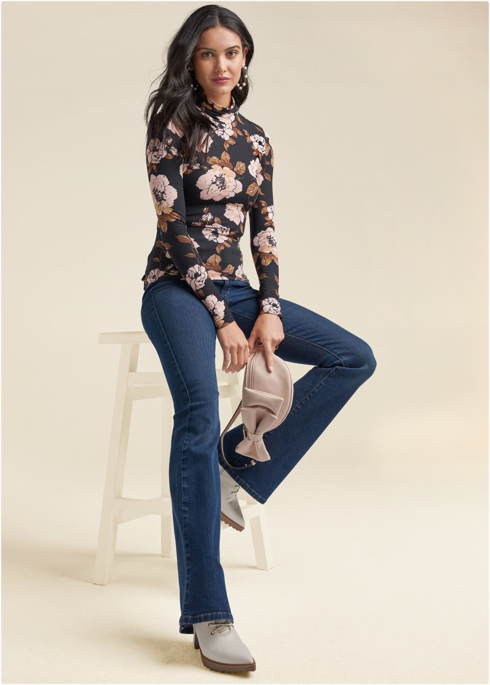 Venus Plus Size Back Cutout Casual Top
