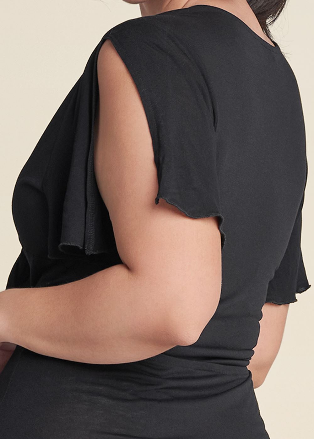Venus Plus Size Surplice Maxi Dress