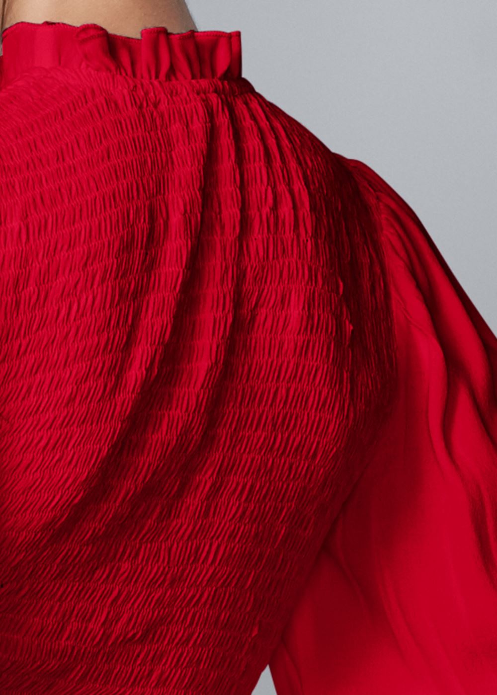Venus Plus Size Balloon Sleeve Blouse