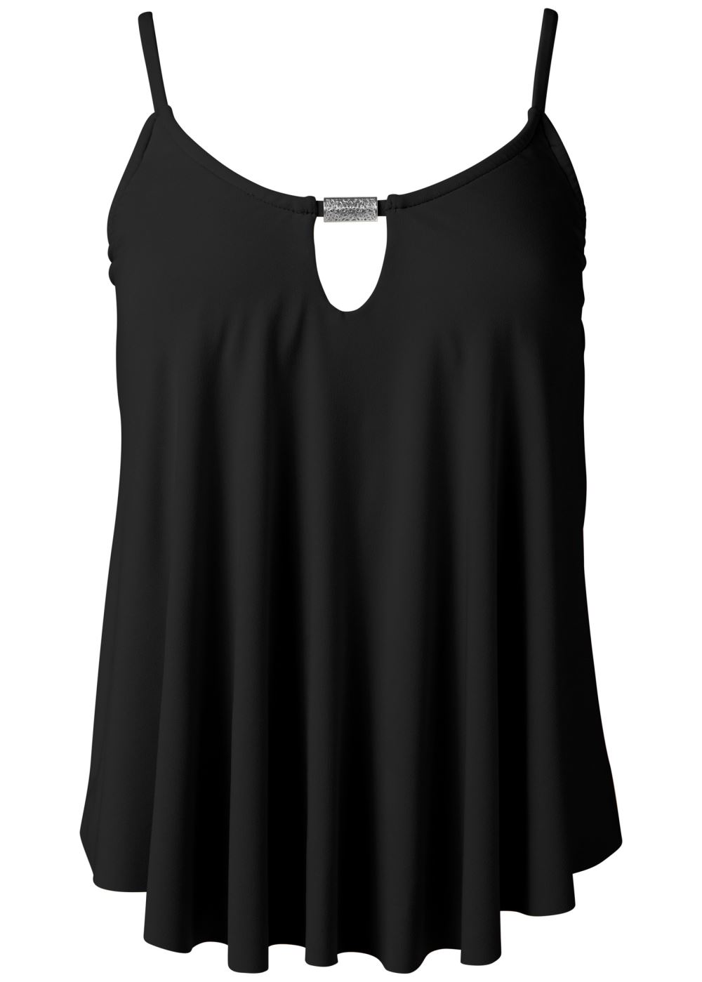 Venus Plus Size Rio Tankini Top Bikini - Black Beauty