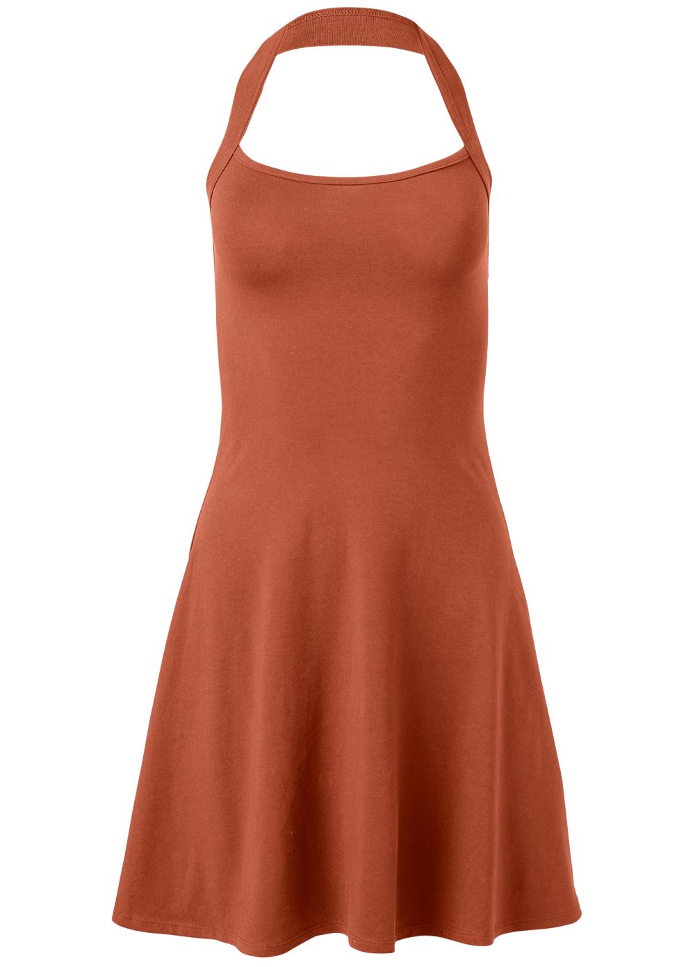 Venus Plus Size Halter Neck Dress