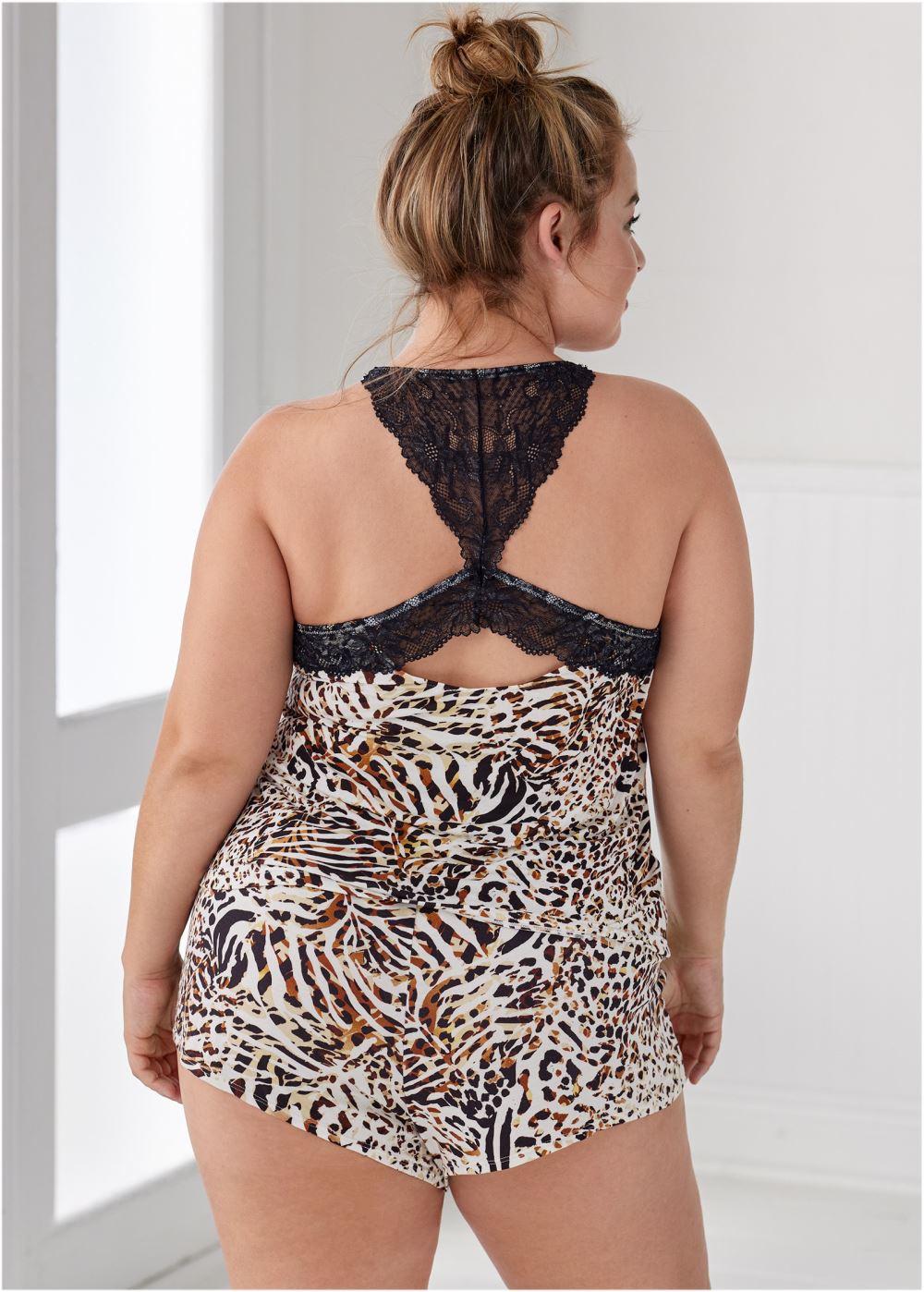 Venus Animal Multi TANK AND SHORTS PAJAMA SET