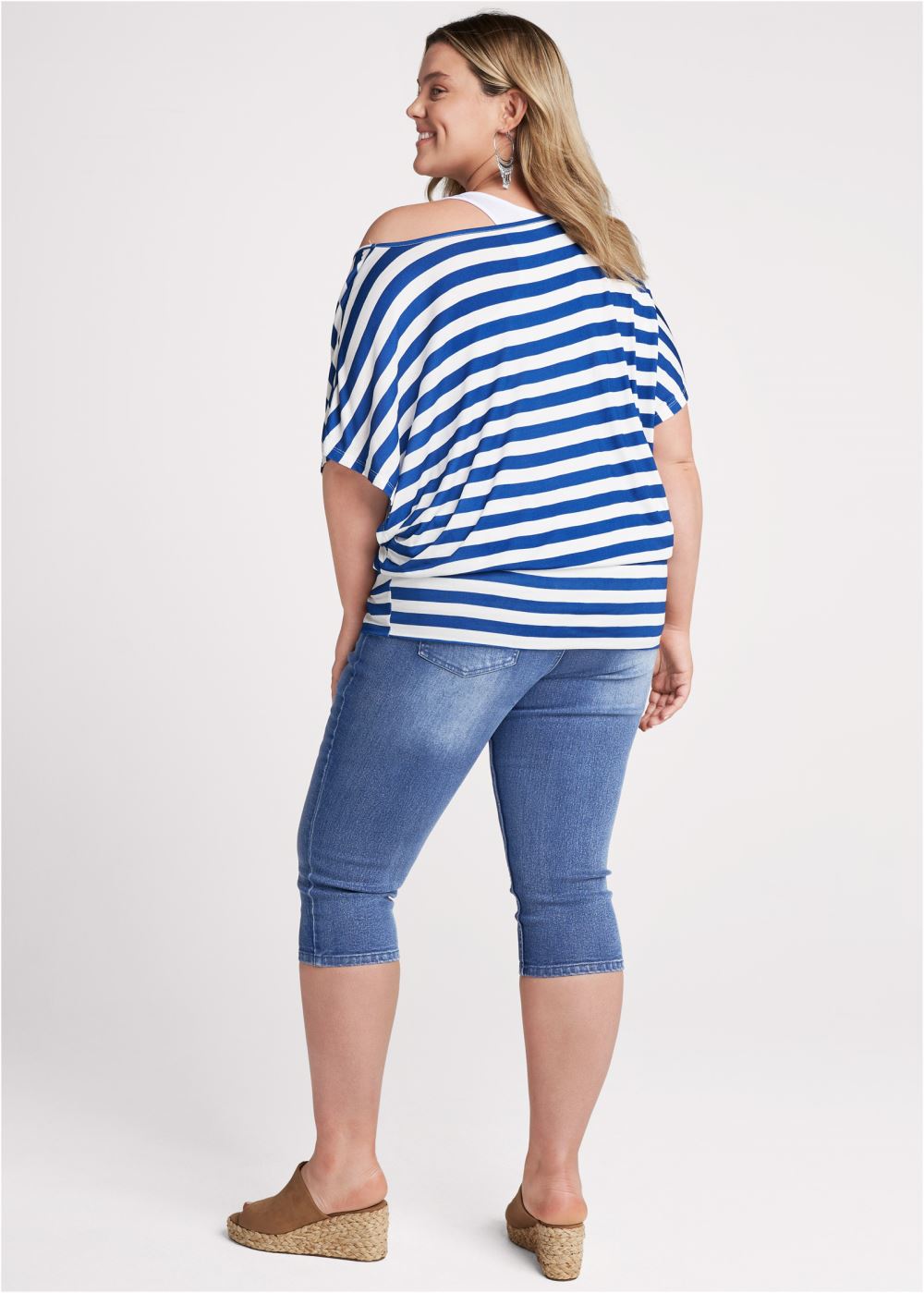 Venus Plus Size Off-Shoulder Layered Top