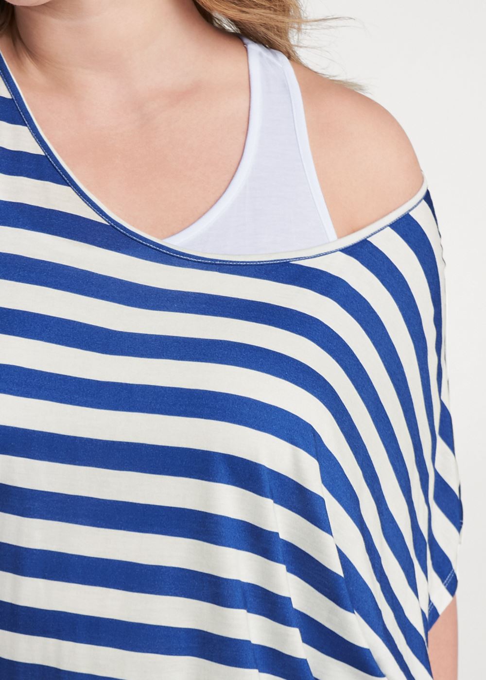 Venus Plus Size Off-Shoulder Layered Top