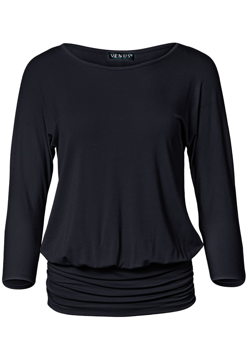 Venus Plus Size Casual 3/4-Sleeve Top