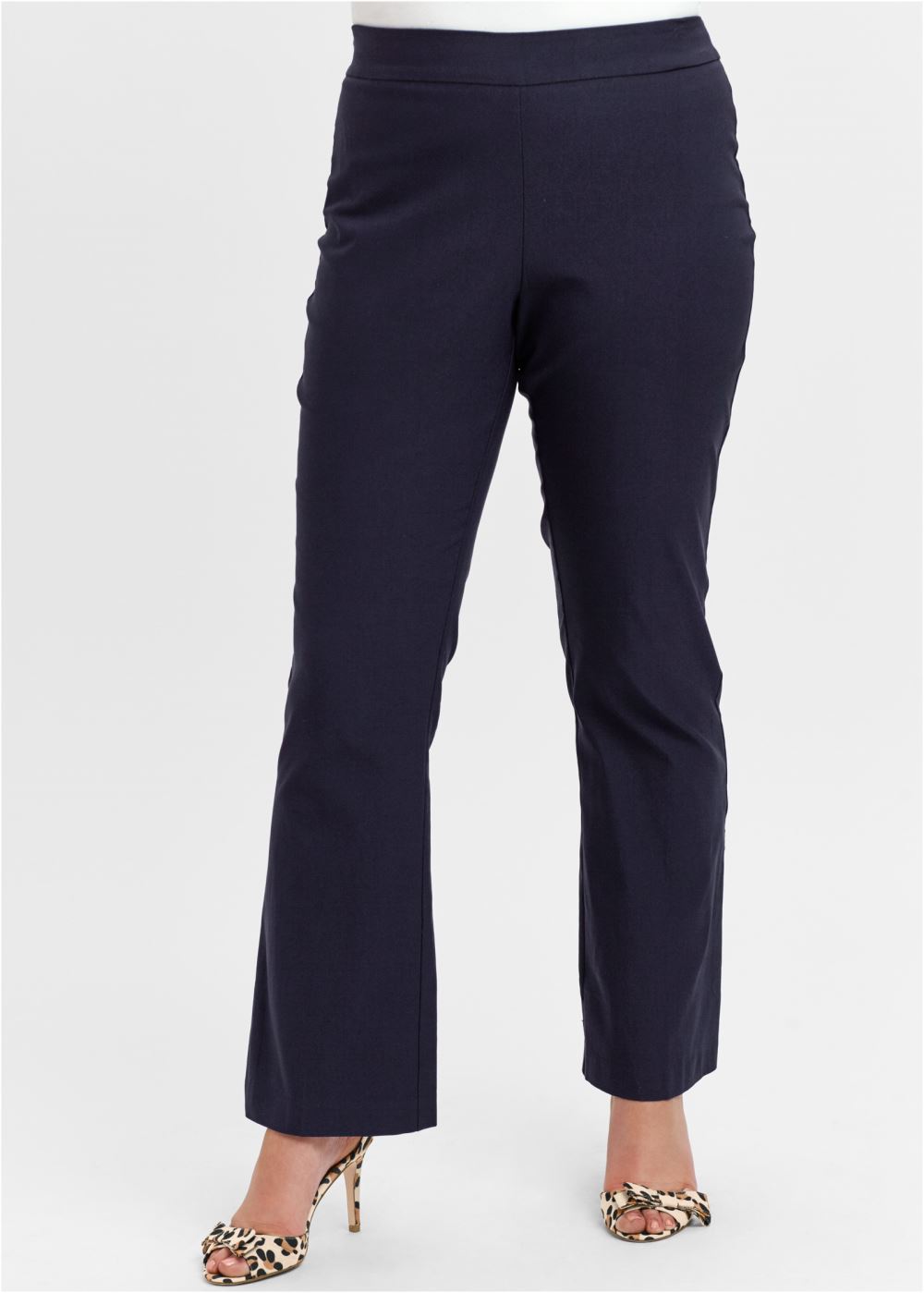 Venus Plus Size Slimming Pull On Pants in Black