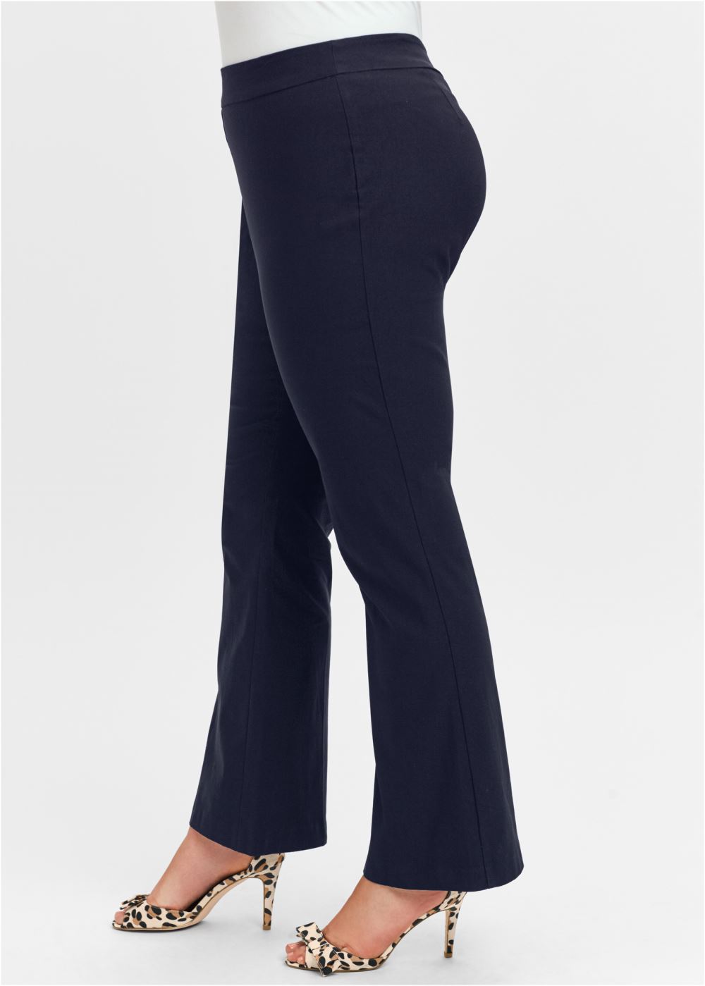 Venus Plus Size Slimming Pull On Pants in Black