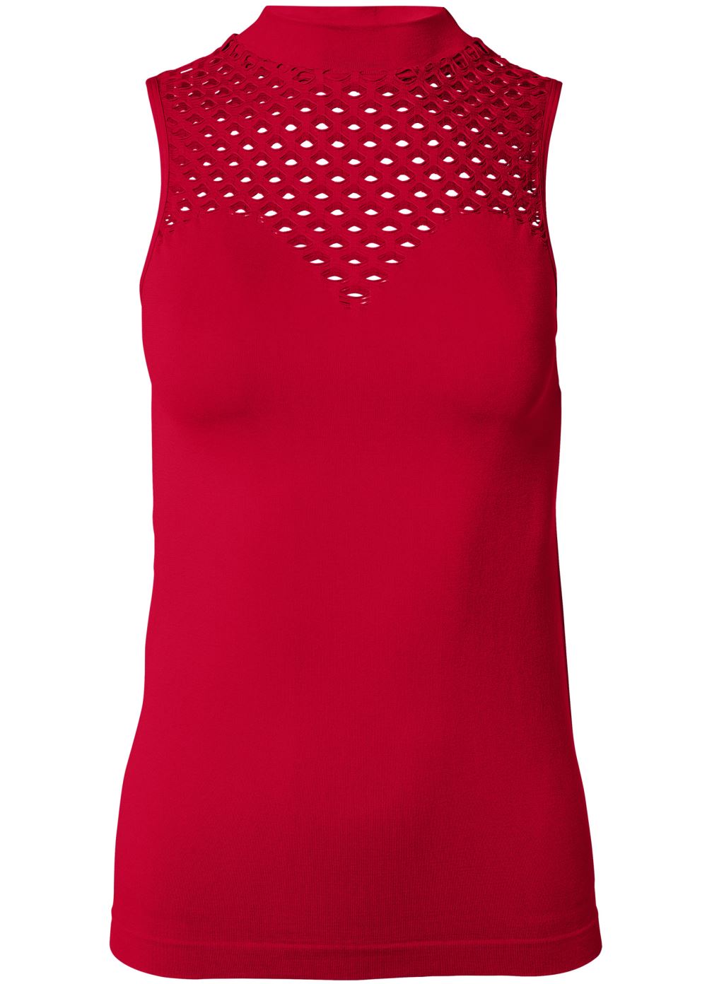 Venus Red SLEEVELESS SEAMLESS TOP