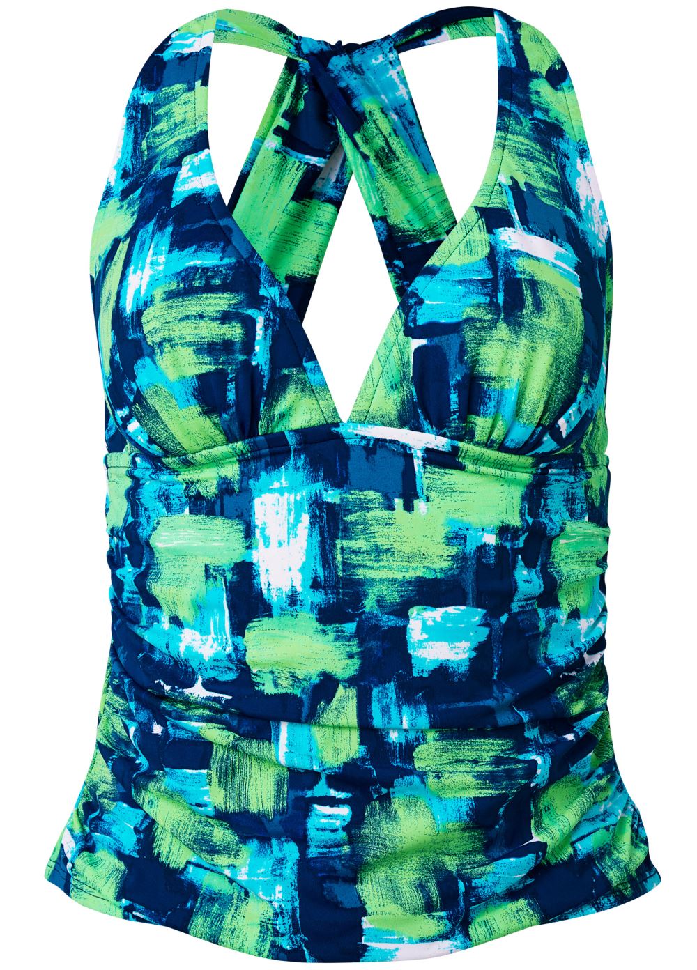 Venus Plus Size Smoothing V-Back Tankini Top Bikini - Paint By Numbers