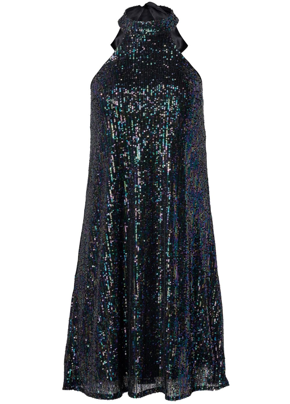 Venus Plus Size Sequin Halter Dress