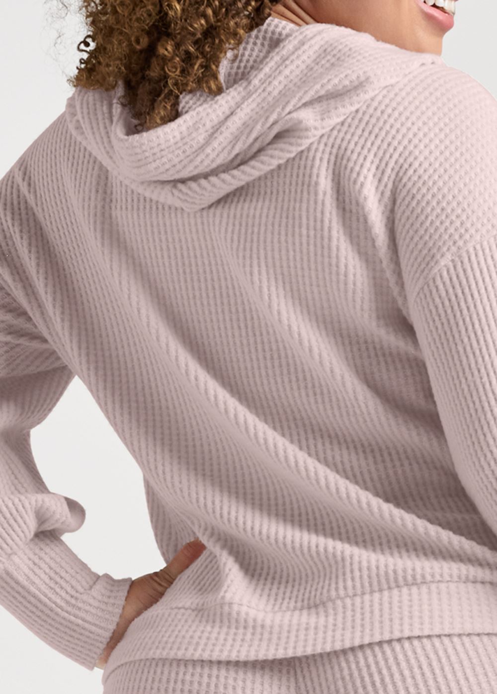 Venus Plus Size Brushed Waffle Hoodie