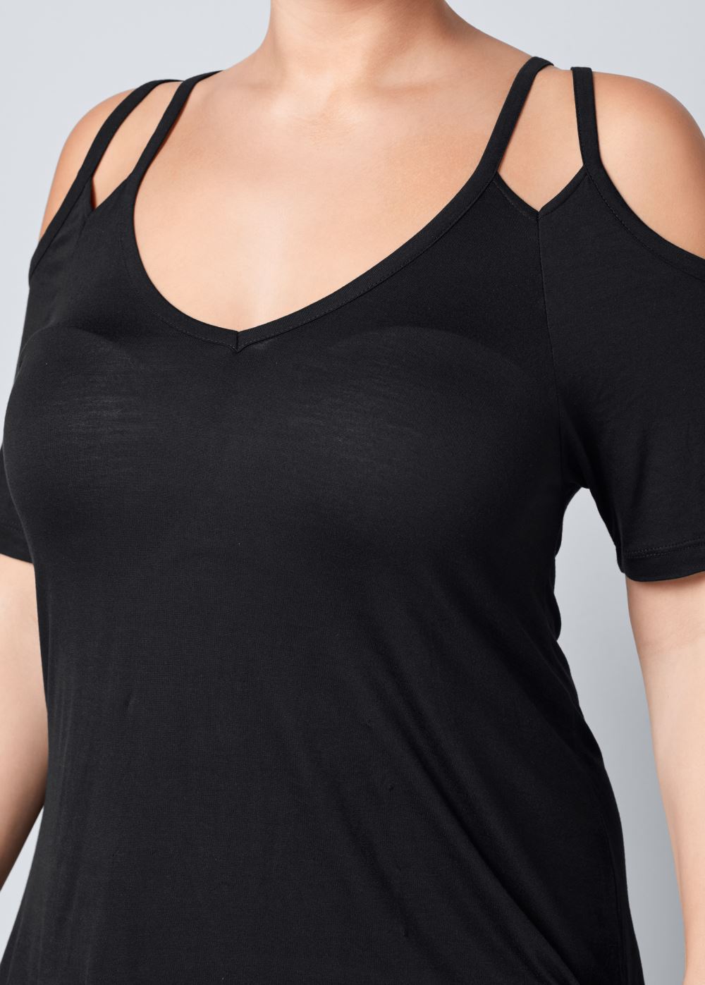 Venus Plus Size Cold-Shoulder Dress