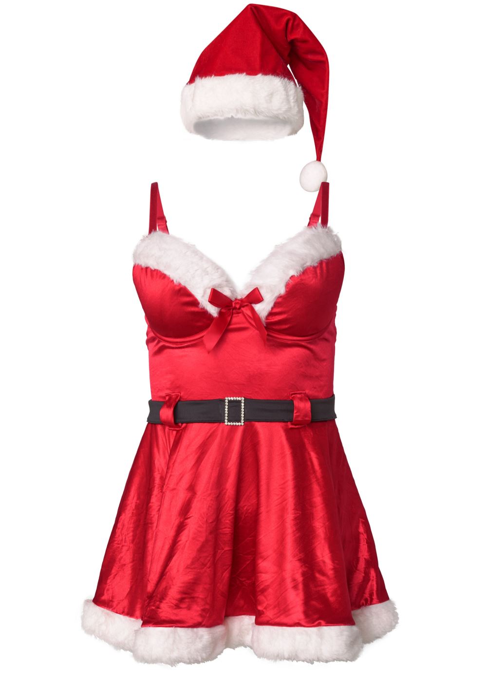 Venus Black & Red SANTA BABYDOLL