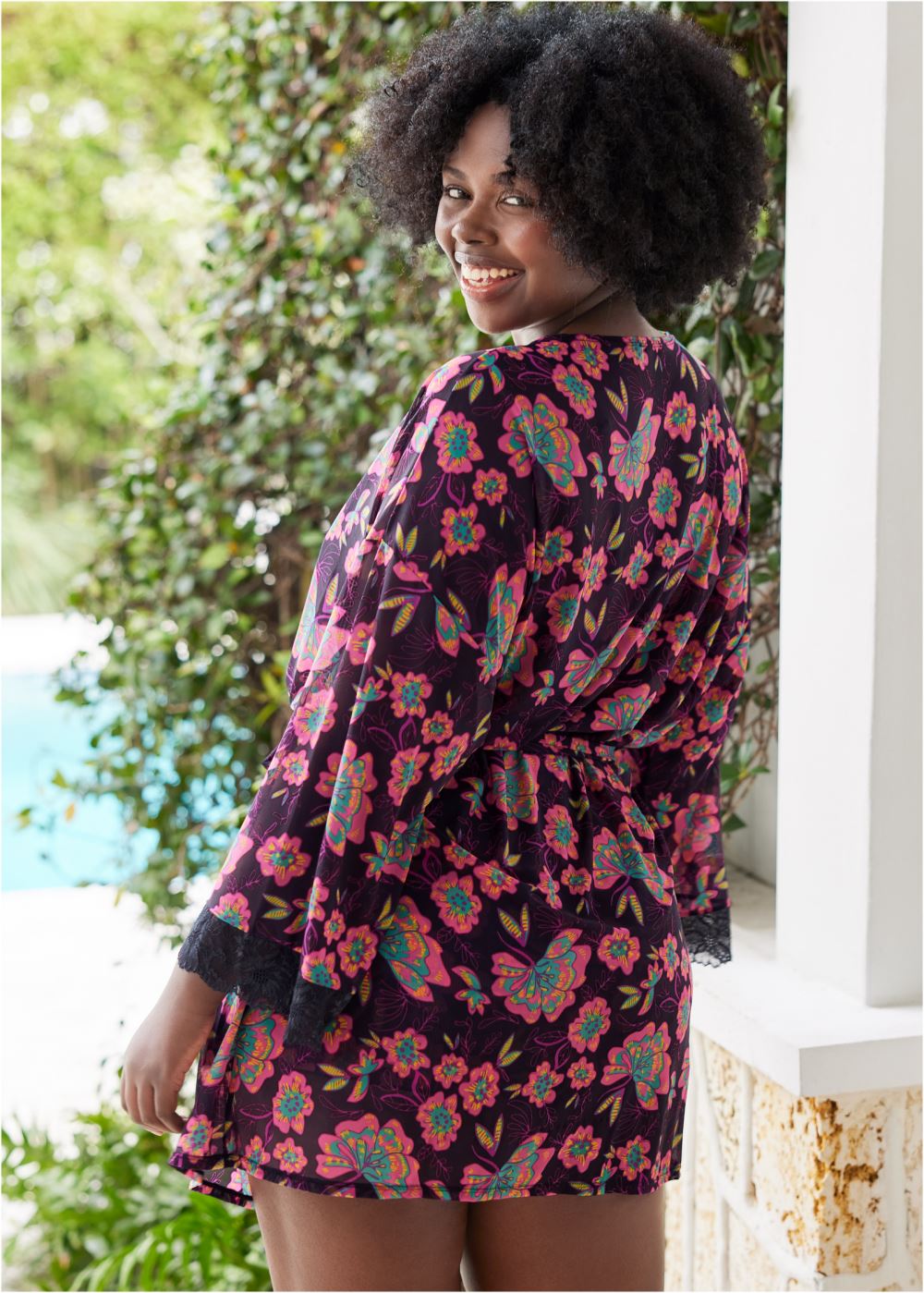 Venus Floral Paradise TROPICAL PRINT ROBE