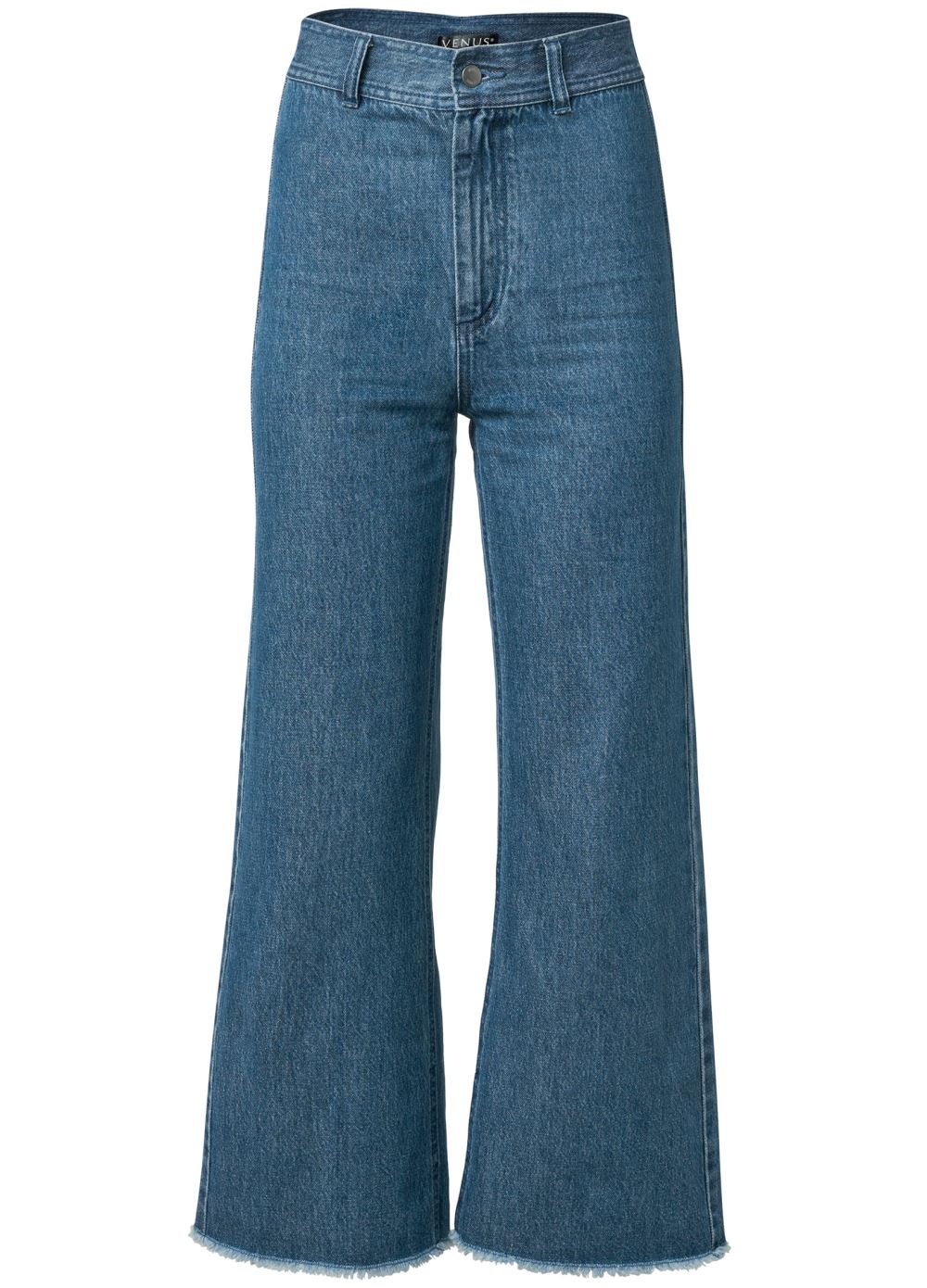 Venus Plus Size New Vintage High Rise Jeans in Medium Wash