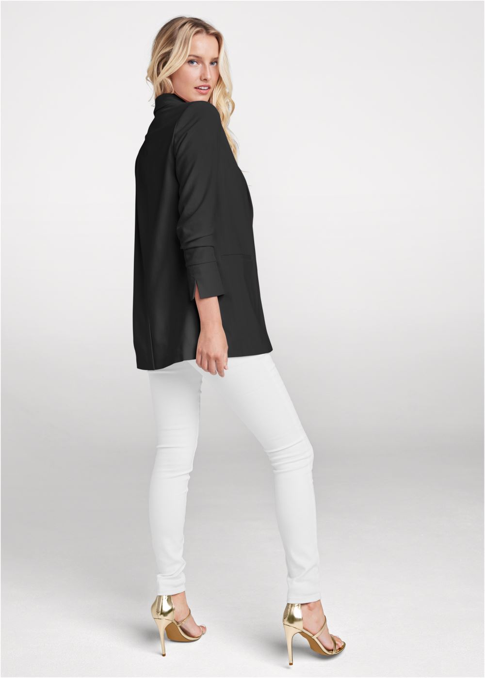 Venus Boyfriend Blazer in Black